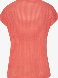 T-shirts à manches courtes en tricot gaufré léger