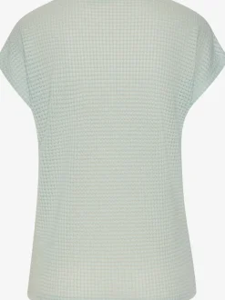 T-shirts à manches courtes en tricot gaufré léger