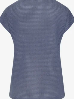 T-shirts à manches courtes en tricot gaufré léger
