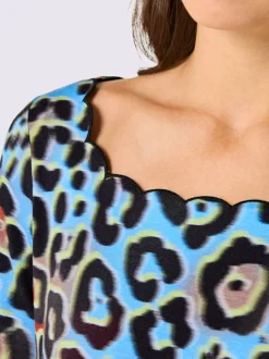 T-shirts à manches 3/4 en lyocell avec motifs animaliers