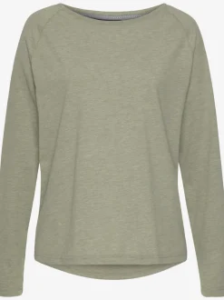 T-shirts à manches longues avec logo et coupe affinante
