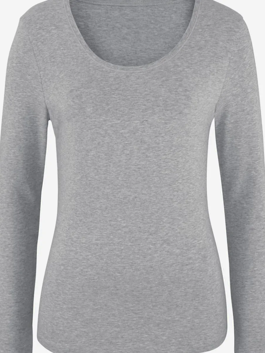 T-shirts à manches longues en coton près du corps