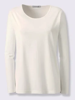 T-shirts à manches longues à encolure ronde certifiés OCS