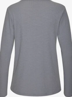 T-shirts à manches longues en viscose et polyester recyclé