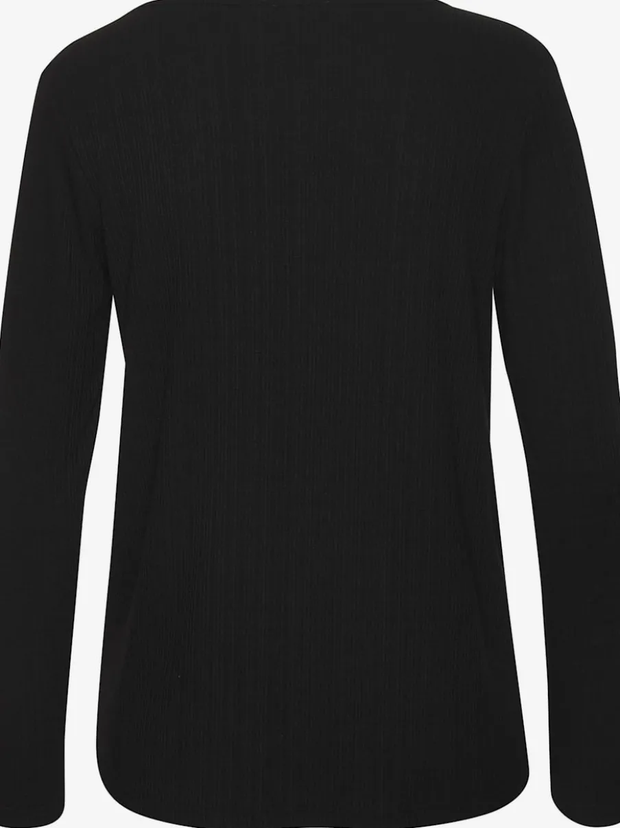 T-shirts à manches longues en viscose et polyester recyclé