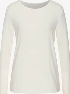 T-shirts à manches longues en viscose et polyester recyclé
