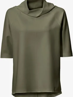 T-shirts à manches trois quarts avec col roulé ample