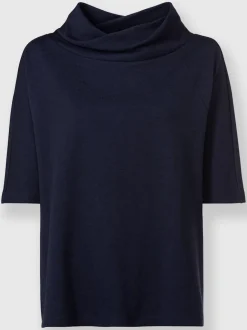 T-shirts à manches trois quarts avec col roulé ample