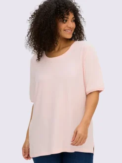 T-shirt superbe mélange de matières