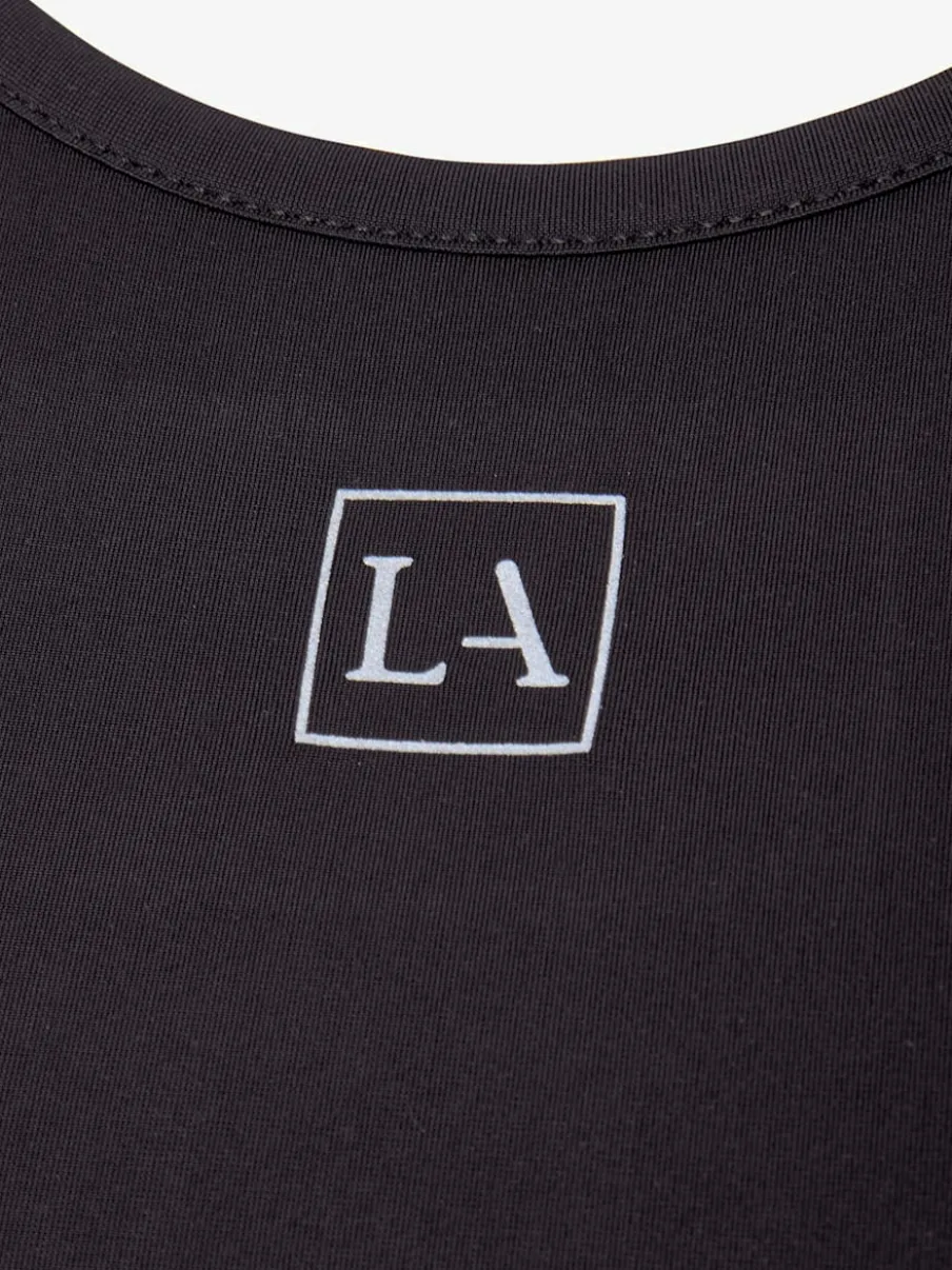 T-shirt technique court avec dos découpé en polyester