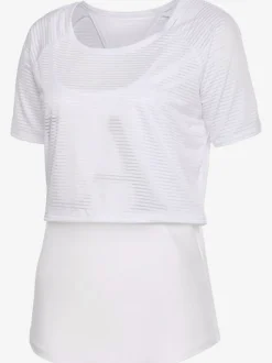 T-shirt technique doublé avec débardeur dos nageur intégré