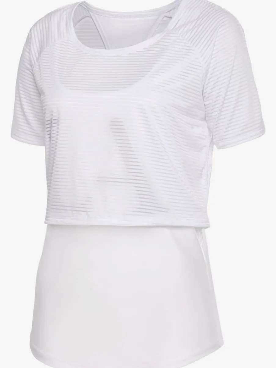 T-shirt technique doublé avec débardeur dos nageur intégré