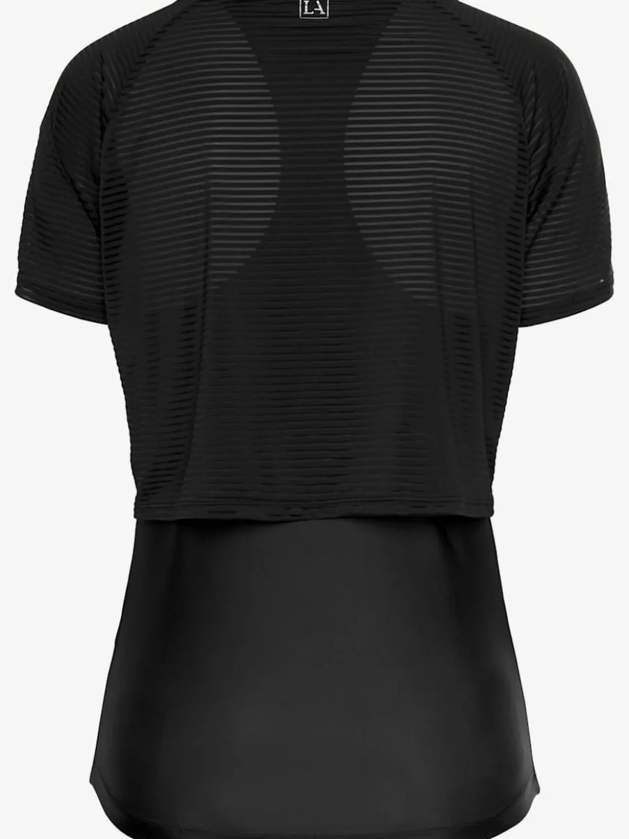 T-shirt technique doublé avec débardeur dos nageur intégré