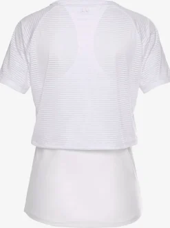 T-shirt technique doublé avec débardeur dos nageur intégré
