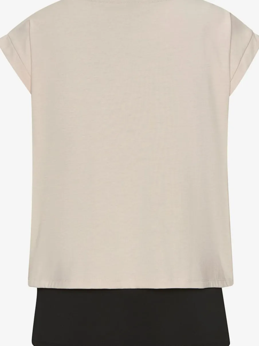 T-shirt technique à mancherons larges avec débardeur en dessous