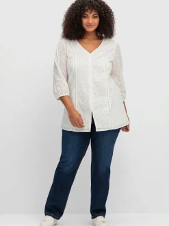 Tunique broderie ajourée