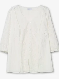 Tunique broderie ajourée