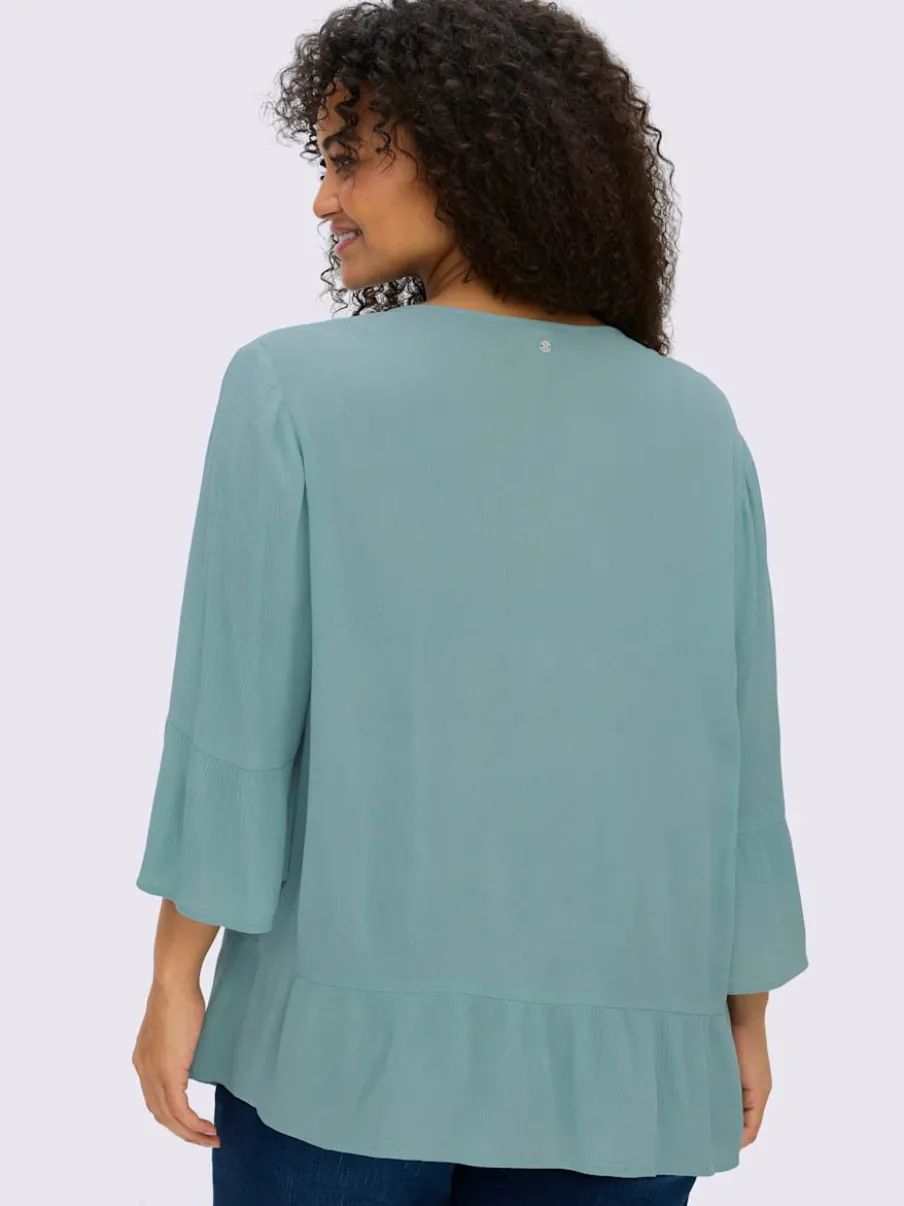 Tunique broderie ton sur ton