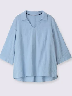 Tunique col chemise ouvert