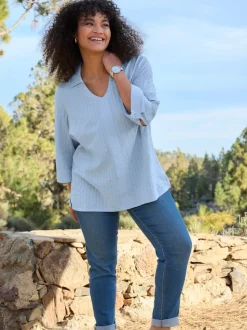 Tunique col chemise ouvert
