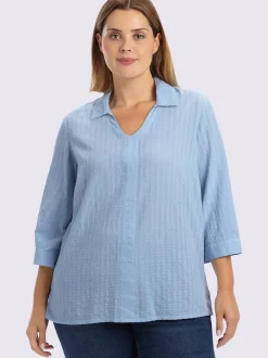 Tunique col chemise ouvert