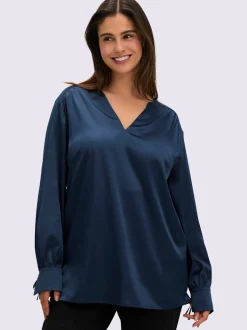 Tunique en satin élégant