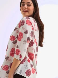 Tunique joli motif floral