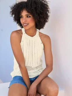 Twinset composé de boléros et débardeurs en tricot léger