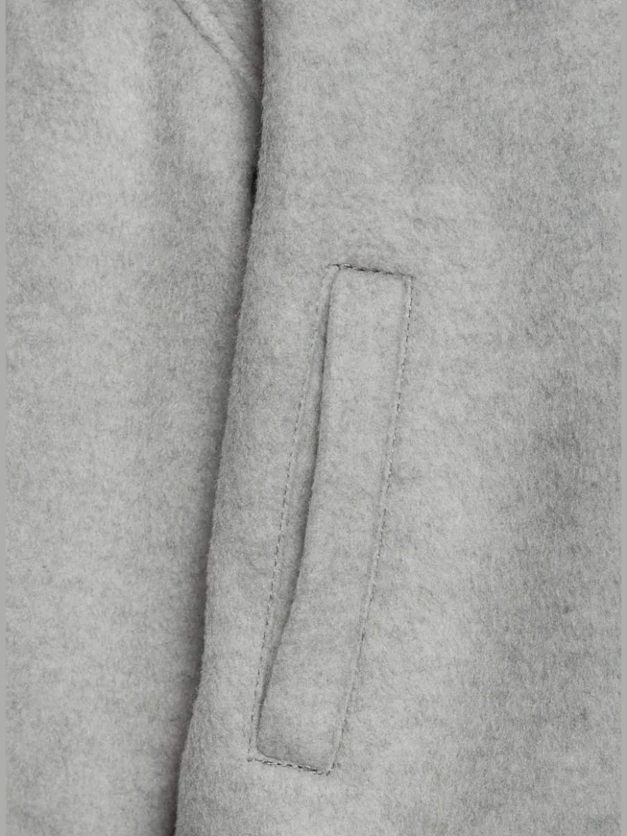 Veste bomber avec bords-côtes et poches raglan en biais