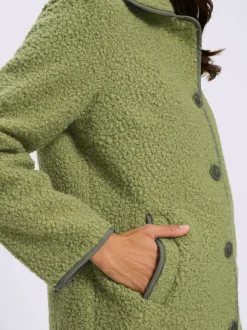 Veste bouclée qualité bouclée chaude