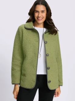 Veste bouclée qualité bouclée chaude