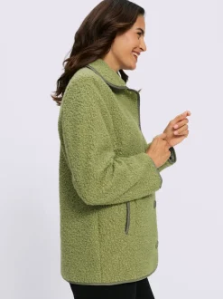 Veste bouclée qualité bouclée chaude