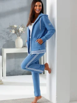 Veste à capuche avec grandes poches kangourou et zip