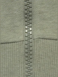 Veste à capuche avec manches longues et logo brodé