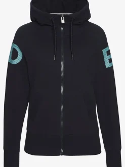 Veste à capuche avec poches pratiques et bord-côte moelleux