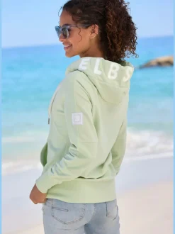 Veste à capuche douce avec poches pratiques et finitions confortables