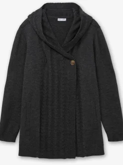 Veste à capuche en tricot capuche tendance