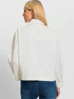 Veste chemisier en coton lin confortable à porter