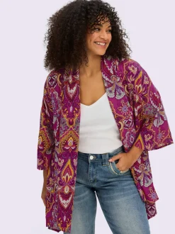 Veste chemisier motif floral