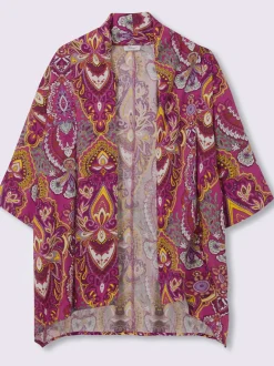 Veste chemisier motif floral
