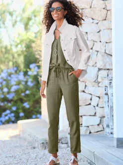 Veste à col chemise avec poches et manches retroussables