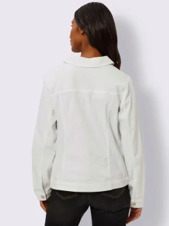 Veste à col chemise avec poches et manches retroussables
