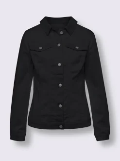 Veste à col chemise avec poches et manches retroussables