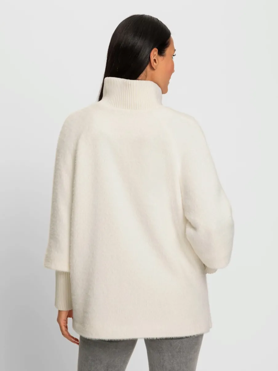 Veste col montant avec poches et manches longues