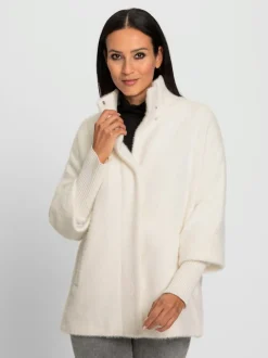 Veste col montant avec poches et manches longues
