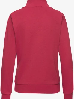 Veste à col montant avec rayures et larges bords-côtes en coton