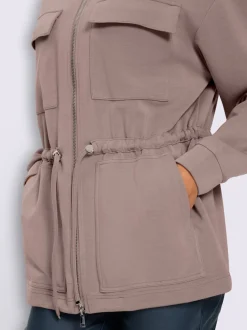 Veste coulisse à la taille