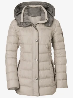 Veste décontractée col montant avec capuche amovible