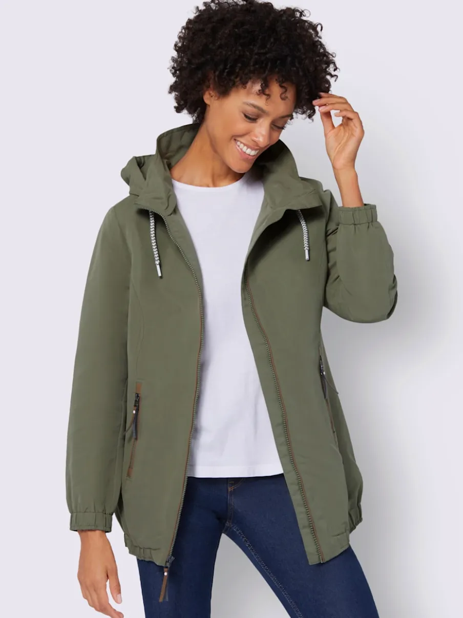 Veste de loisirs microfibre avec capuche et poches