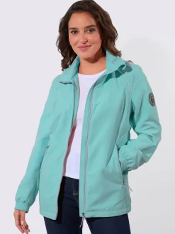Veste de mi-saison avec capuche et poches zippées